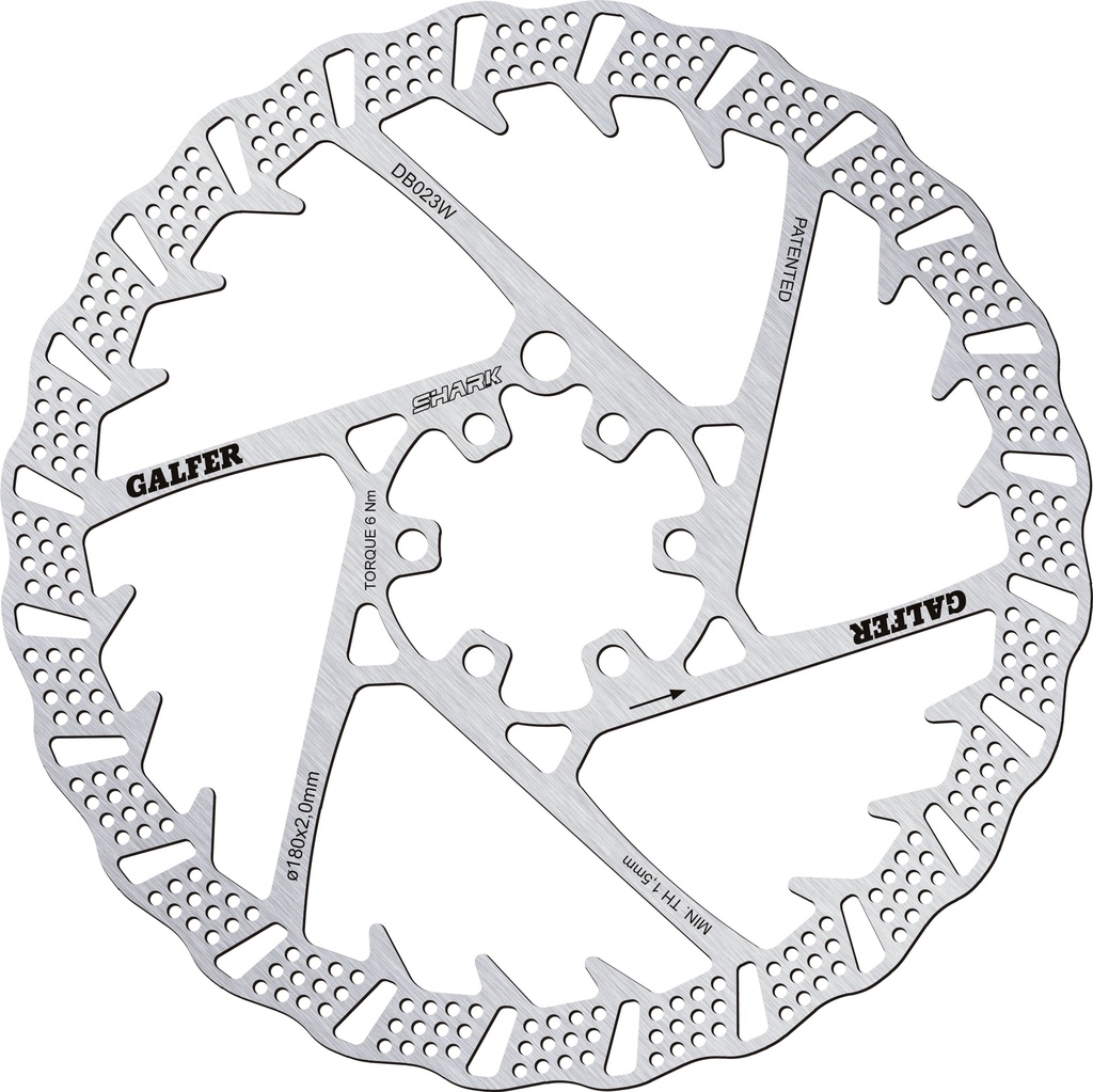 Galfer Rotor Disc Shark 180mm