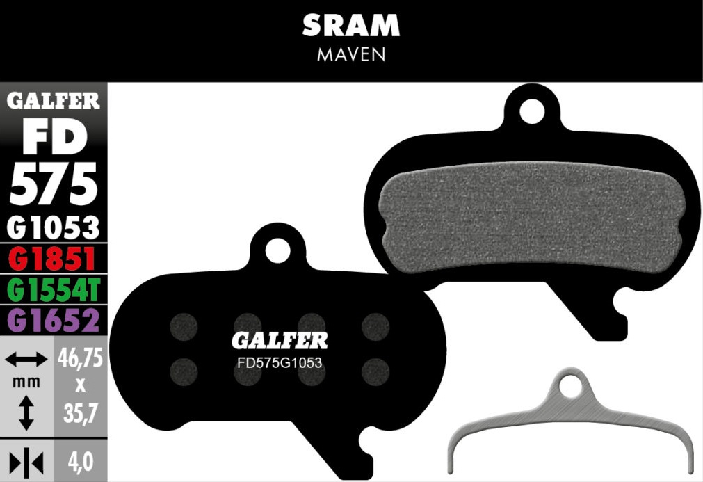 Galfer Pastillas Sram Maven