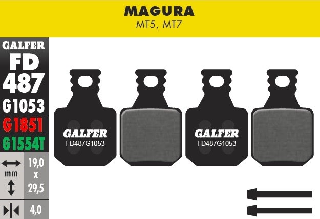 Galfer Pastillas Magura MT5 y MT7