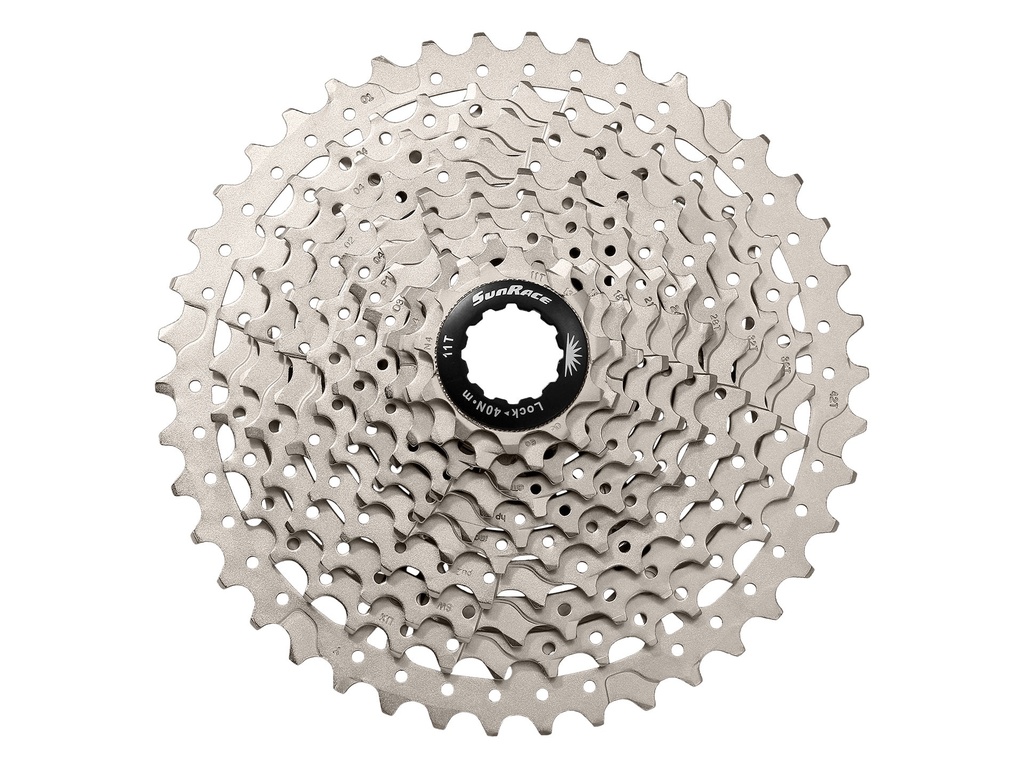 SunRace Piñón MS2 10V 11-42T plateado