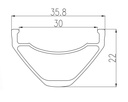 Alexrims Llanta TAU30 27.5" 32h