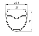Alexrims Llanta GD24 29" 24h