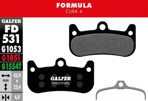 [FD531G1053] Galfer Pastillas Formula Cura 4